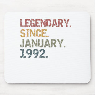 Legenda sinds januari 1992 muismat