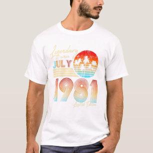 Legenda sinds juli 1981 t-shirt