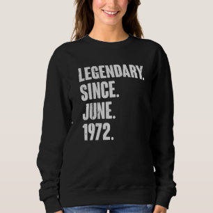 Legenda sinds juni 1972 50 jaar oud 50e geboorte trui
