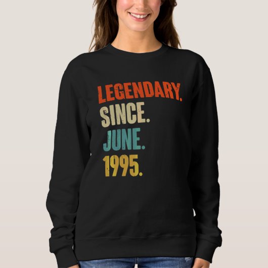 Legenda sinds juni 1995 27 jaar 27e geboorte trui (Voorkant)