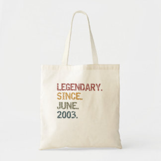 Legenda sinds juni 2003 tote bag