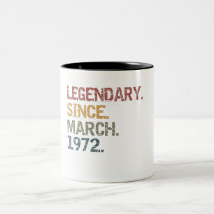 Legenda sinds maart 1972 tweekleurige koffiemok