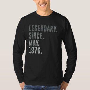 Legenda sinds mei 1976 46e verjaardag 1977 t-shirt
