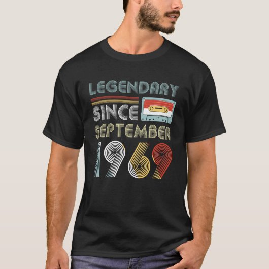 Legenda sinds september 1969  t-shirt (Voorkant)