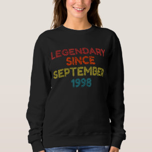 Legenda sinds september 1998 Retro Birthday Trui