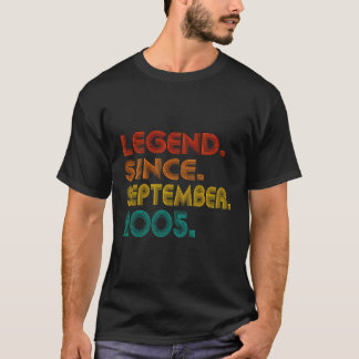 Legenda sinds september 2005 Mannen Vrouwen Vintag T-shirt