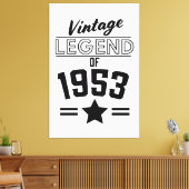Legenda van 1953 Canvas Afdruk (Insitu (Woonkamer))