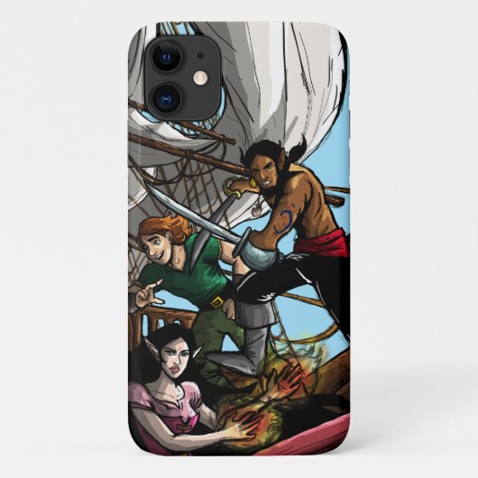 Legenda van Aukera V2 design iPhone case (Achterkant)