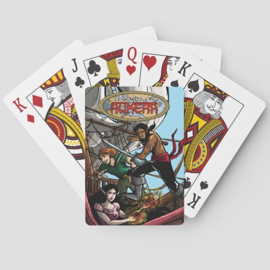 Legenda van Aukera V2-speelkaarten Pokerkaarten (Achterkant)