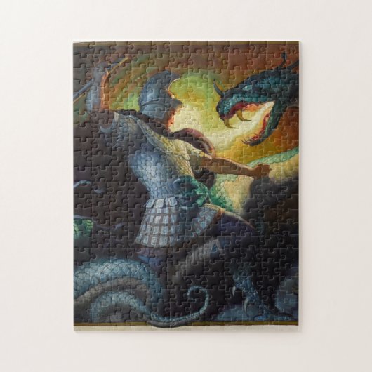 Legenda van Charlemagne: Newell Convers Wyeth Legpuzzel (Verticaal)