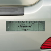 Legenda van de Bumpersticker met rotting (Op auto)