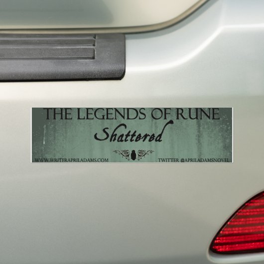 Legenda van de Bumpersticker met rotting (Op auto)