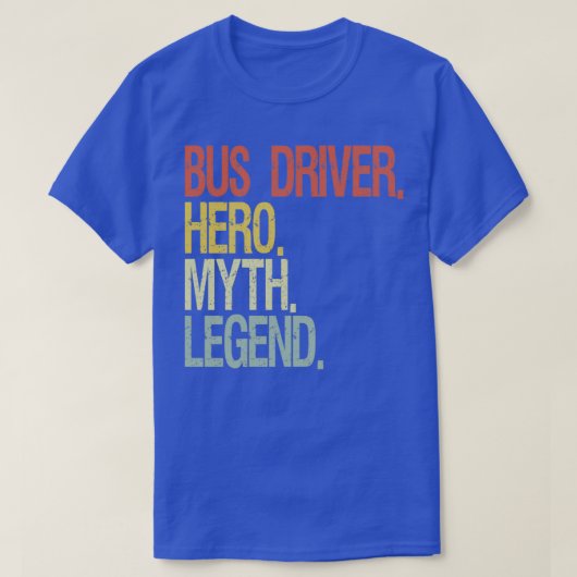 legenda van de buschauffeur t-shirt (Design voorkant)