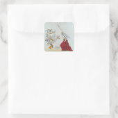 Legenda van de Commune, 1871 Vierkante Sticker (Tas)