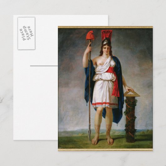 Legenda van de republiek briefkaart (Voorkant / Achterkant)