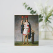 Legenda van de republiek briefkaart (Staand voorkant)