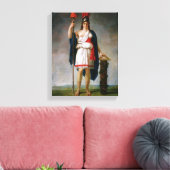 Legenda van de republiek canvas afdruk (Insitu (Woonkamer))