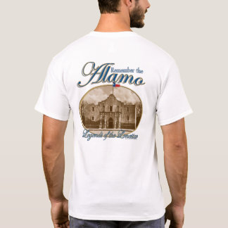 Legenda van Lonestar herinnert zich de Alamo T-Shi T-shirt
