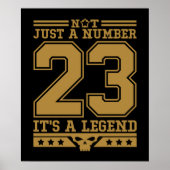 Legenda van nummer 23 poster (Voorkant)