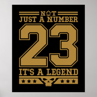 Legenda van nummer 23 poster