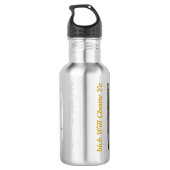 Legenda: Welke kiest u? Waterfles (Achterkant)