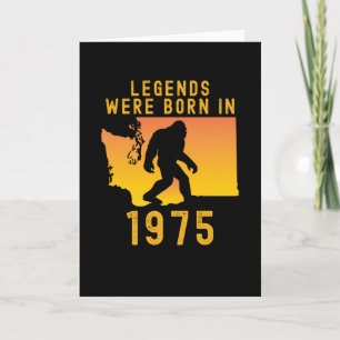 Legenda werd geboren in 1975 in Retro Bigfoot Kaart