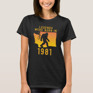 Legenda werd geboren in 1981 t-shirt