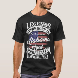 Legenda werd geboren in Tuscaloosa Alabama, Klassi T-shirt