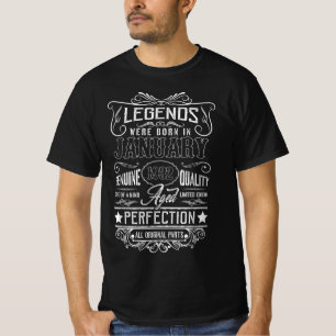 Legenda werd in januari 1932 geboren, alle origine t-shirt