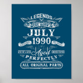Legenda werd in juli 1990 32e verjaardag 32 poster (Voorkant)