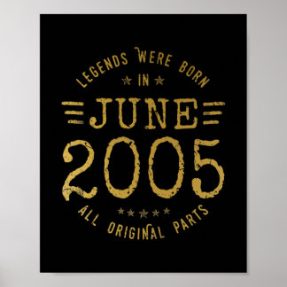 Legenda werd in juni 2005  17e poster