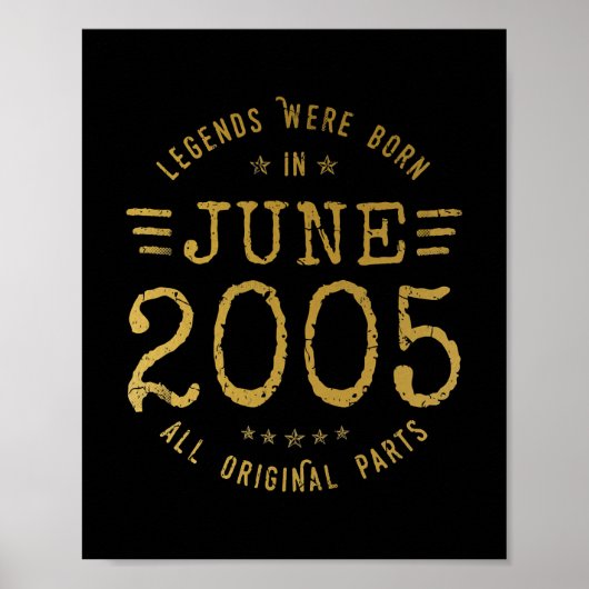 Legenda werd in juni 2005  17e poster (Voorkant)