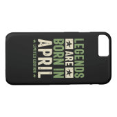 Legenda wordt geboren in april - april 2009 Case-Mate iPhone case (Achterkant (Horizontaal))