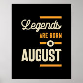 Legenda wordt geboren in augustus - augustus 2010 poster (Voorkant)