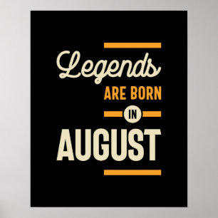 Legenda wordt geboren in augustus - augustus 2010 poster