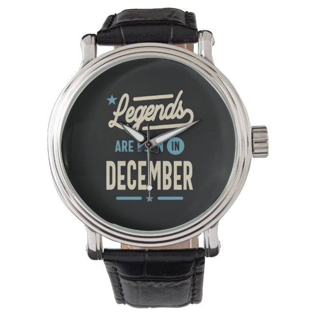 Legenda wordt geboren in december - december 2010 horloge (Voorkant)