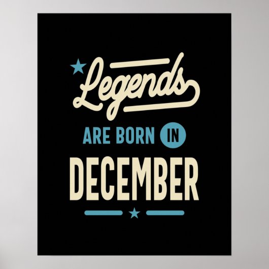 Legenda wordt geboren in december - december 2010 poster (Voorkant)
