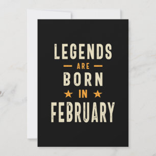 Legenda wordt geboren in februari - februari 2009 bedankkaart