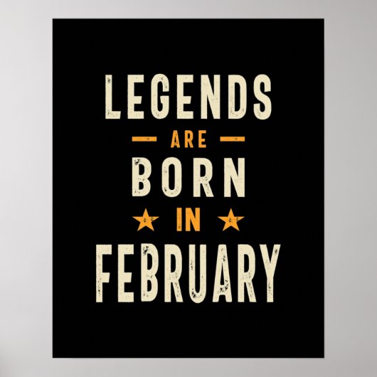 Legenda wordt geboren in februari - februari 2009 poster (Voorkant)