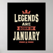 Legenda wordt geboren in januari - januari 2010 poster (Voorkant)