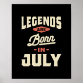 Legenda wordt geboren in juli - juli 2010 poster (Voorkant)