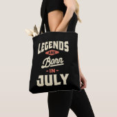 Legenda wordt geboren in juli - juli 2010 tote bag (Dichtbij)
