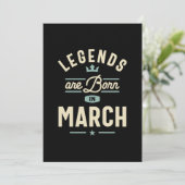 Legenda wordt geboren in maart - maart 2009 bedankkaart (Staand voorkant)