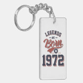 Legenda wordt in 1972 geboren op jaardag gift sleutelhanger (Voorkant Links)