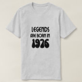 Legenda wordt in 1976 in de T-shirt van de Mannen (Design voorkant)