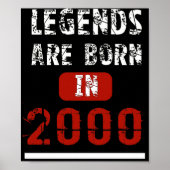 Legenda wordt in 2000 geboren in 18 jaar poster (Voorkant)