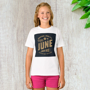 Legenda wordt in juni geboren t-shirt