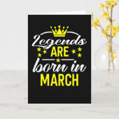 Legenda wordt in maart geboren kaart (Gele Bloem)