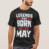 Legenda wordt in mei geboren t-shirt (Voorkant)
