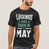 Legenda wordt in mei geboren t-shirt (Voorkant)